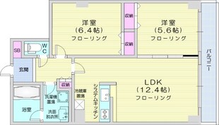 札幌駅 徒歩5分 3階の物件間取画像